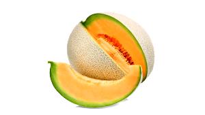 Quantas calorias em 100 G Melão Cantalupo Congelado (Bolas)?