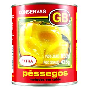 Quantas calorias em 100 G Pêssegos (Sólido e Líquido, em Calda Light, Enlatado)?