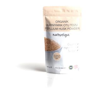 Quantas calorias em 100 g Psyllium Husk?