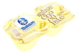 Quantas calorias em 100 g Sobremesa Láctea Cremosa Sabor Chocolate Branco?