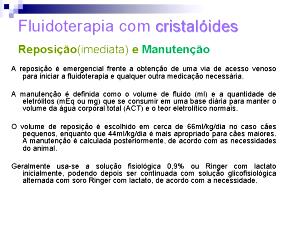 Quantas calorias em 100 G Solução Eletrolítica de Reposição de Fluidos?