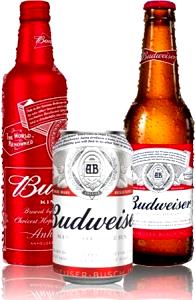 Quantas calorias em 100 Mililitro Cerveja, light, Budweiser?