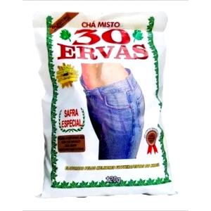 Quantas calorias em 100 ml Chá 30 Ervas?