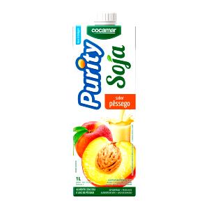 Quantas calorias em 100 ml Naturis Soja Pêssego?