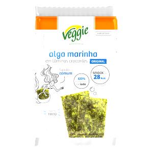 Quantas calorias em 11 unidades (5 g) Snack de Alga Marinha Assado Tradicional?