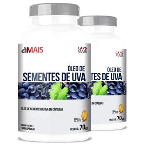 Quantas calorias em 2 cápsulas (2 g) Óleo de Semente de Uva?