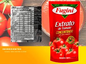 Quantas calorias em 2 colheres de sopa (30 g) Extrato de Tomate Concentrado?