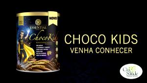 Quantas calorias em 2 colheres rasas de sopa (15 g) Choco Kids?