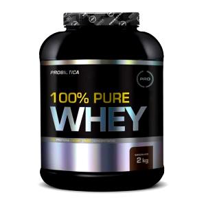 Quantas calorias em 2 medidas (32 g) 100% Pure Whey Morango?