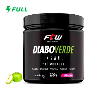 Quantas calorias em 2 scoops (10 g) Diabo Verde Insano?