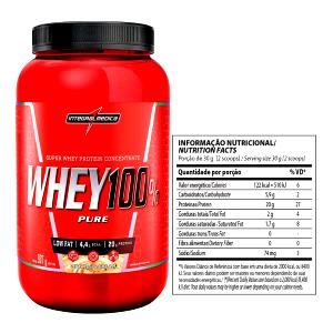 Quantas calorias em 2 scoops (30 g) Whey 100% Pure Baunilha?