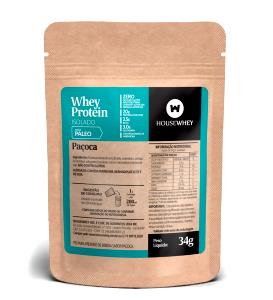 Quantas calorias em 2 scoops (34 g) Whey Protein Concentrado Paçoca?