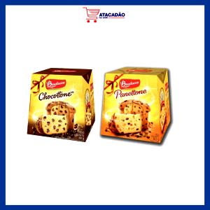 Quantas calorias em 2 unidades (80 g) Panetone em Pedaços?