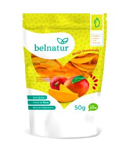 Quantas calorias em 20 unidades (50 g) Manga Desidratada?