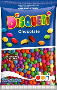 Quantas calorias em 27 unidades (25 g) Disqueti?