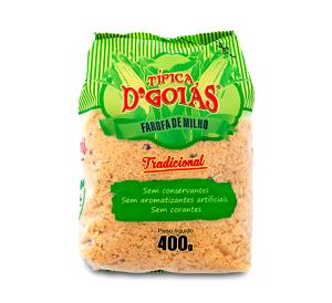 Quantas calorias em 3 colheres de sopa (35 g) Farofa de Milho?