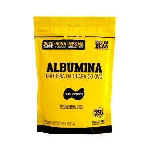 Quantas calorias em 3 colheres de sopa (45 g) Albumina?