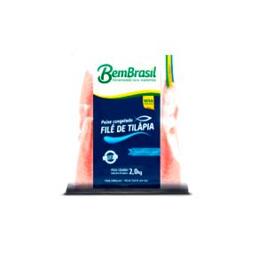 Quantas calorias em 3 colheres de sopa (60 g) Filé de Tilápia?