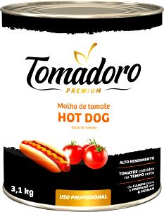 Quantas calorias em 3 colheres de sopa (60 g) Molho de Tomate Hot Dog?