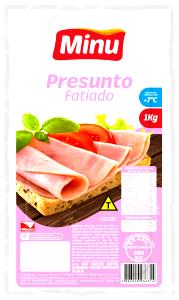 Quantas calorias em 3 Fatias De 1 Porção Presunto Fatiado (Extra Magro)?
