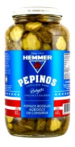 Quantas calorias em 3 rodelas (14 g) Pepinos?