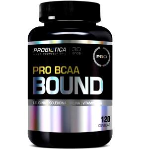 Quantas calorias em 4 cápsulas (2,56 g) Pro BCAA Bound?