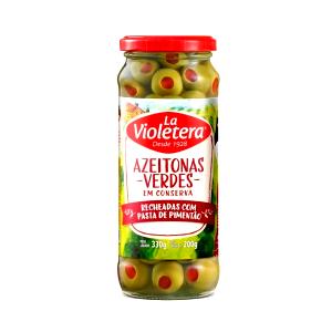 Quantas calorias em 4 unidades (20 g) Azeitonas Recheadas com Pimentão?