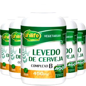 Quantas calorias em 5 comprimidos (5 g) Levedo de Cerveja?