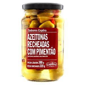 Quantas calorias em 5 unidades (20 g) Azeitonas Recheadas com Pimentão?