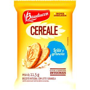 Quantas calorias em 5 unidades (30 g) Biscoito Integral com Leite e Granola?