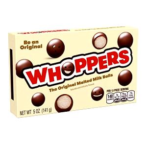 Quantas calorias em 6 bolinhas (41 g) Whoppers?