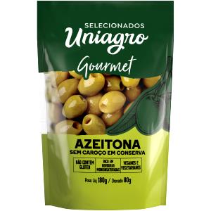 Quantas calorias em 7 unidades (20 g) Azeitonas Verdes sem Caroço?