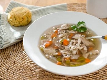 Receita de sopa de frango de fogão lento